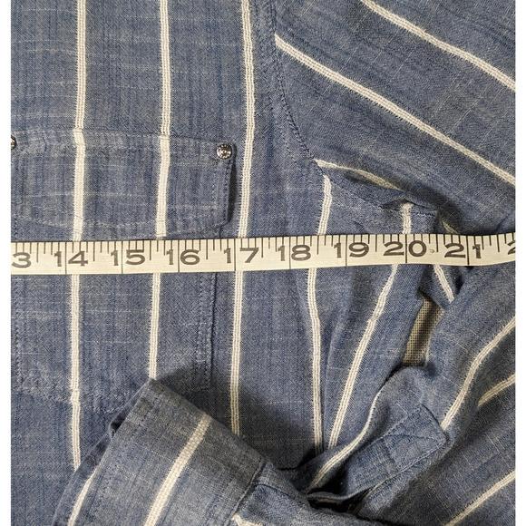 Karl Lagerfeld Paris Striped Shirt - Picture 3 of 6